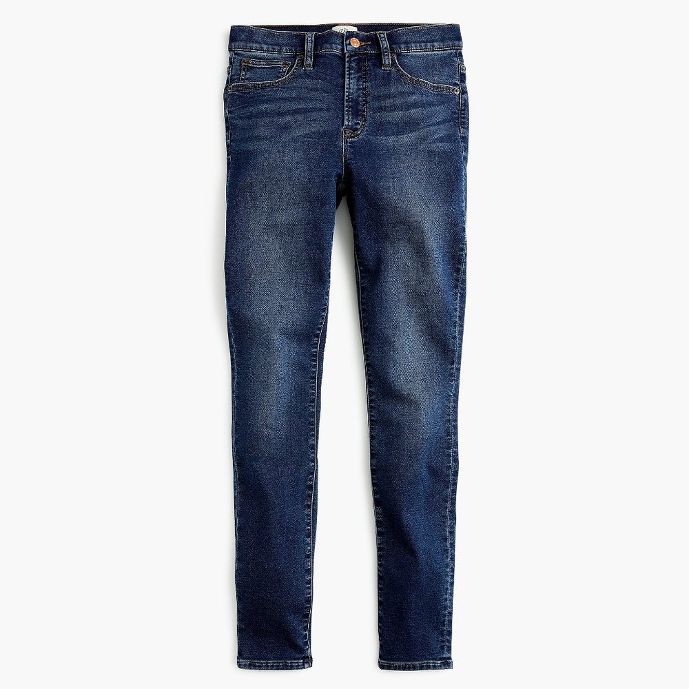 NWT J. Crew High-Rise Toothpick Jegging in Blue Indigo Wash Size 30 NWT